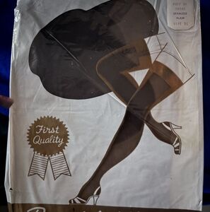 Vintage Simley Nylons in Brown